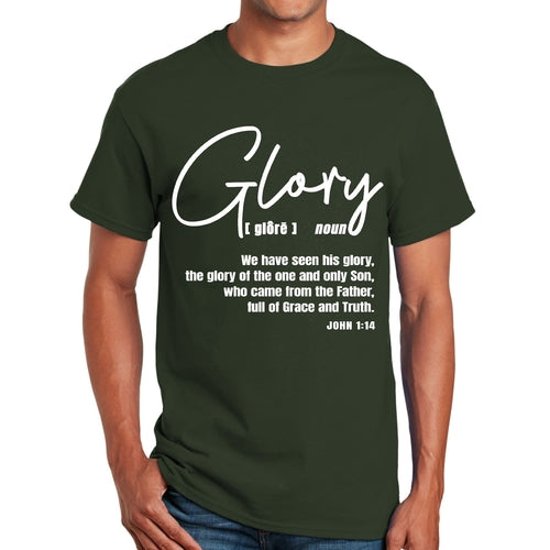 Mens Graphic T-shirt Glory - Christian Inspiration