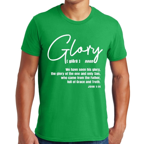 Mens Graphic T-shirt Glory - Christian Inspiration
