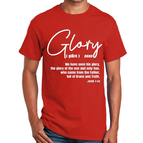Mens Graphic T-shirt Glory - Christian Inspiration