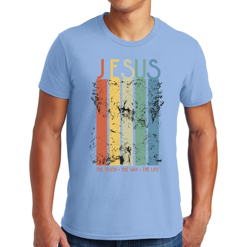 T-shirt graphique pour homme La vérité, le chemin, la vie