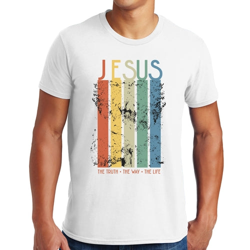 T-shirt graphique pour homme La vérité, le chemin, la vie