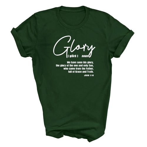 Mens Graphic T-shirt Glory - Christian Inspiration