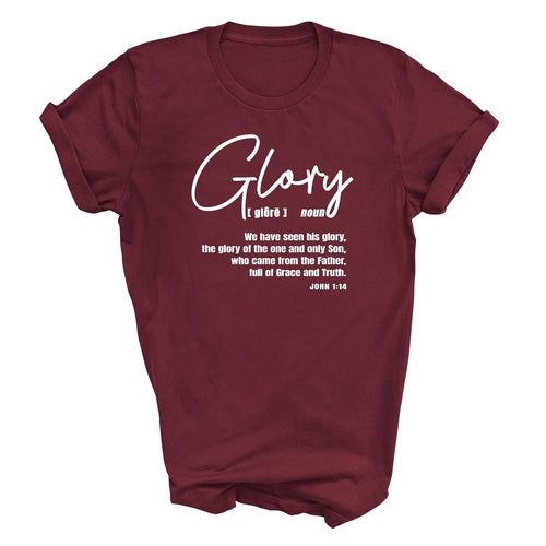 Mens Graphic T-shirt Glory - Christian Inspiration