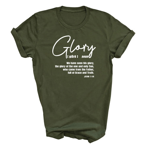 Mens Graphic T-shirt Glory - Christian Inspiration