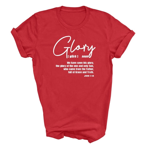 Mens Graphic T-shirt Glory - Christian Inspiration