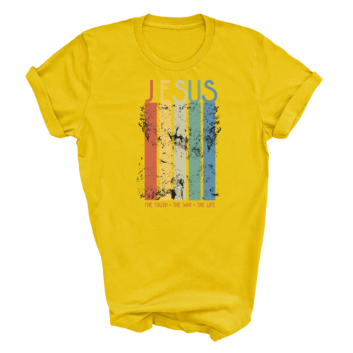 T-shirt graphique pour homme La vérité, le chemin, la vie