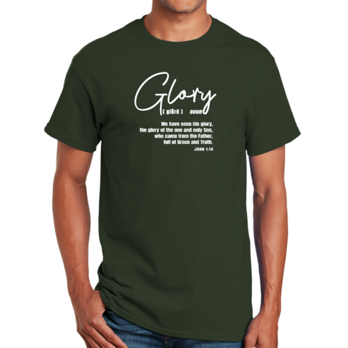 Mens Graphic T-shirt Glory - Christian Inspiration