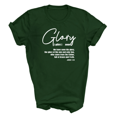 Mens Graphic T-shirt Glory - Christian Inspiration