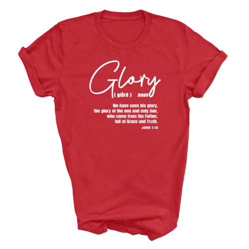 Mens Graphic T-shirt Glory - Christian Inspiration
