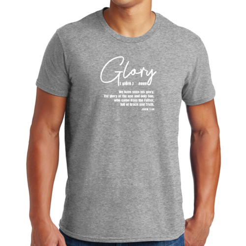 Mens Graphic T-shirt Glory - Christian Inspiration