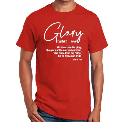 Mens Graphic T-shirt Glory - Christian Inspiration