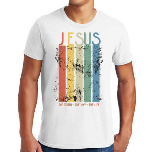 T-shirt graphique pour homme La vérité, le chemin, la vie