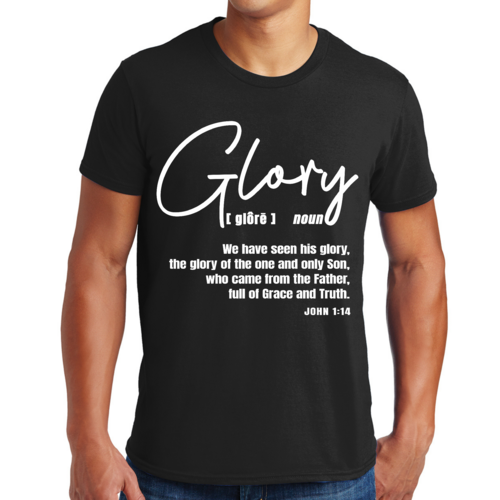 Mens Graphic T-shirt Glory - Christian Inspiration