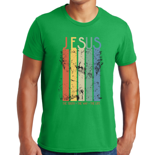T-shirt graphique pour homme La vérité, le chemin, la vie