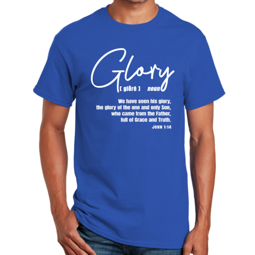 Mens Graphic T-shirt Glory - Christian Inspiration