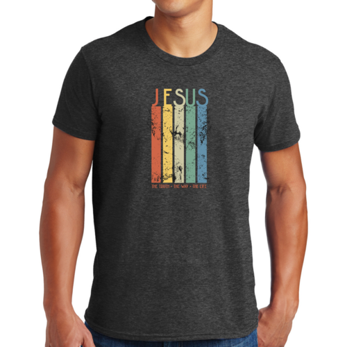 T-shirt graphique pour homme La vérité, le chemin, la vie