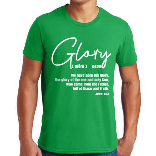Mens Graphic T-shirt Glory - Christian Inspiration