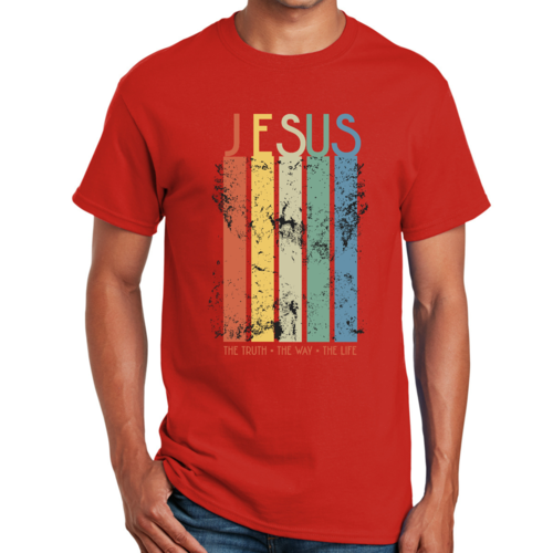T-shirt graphique pour homme La vérité, le chemin, la vie
