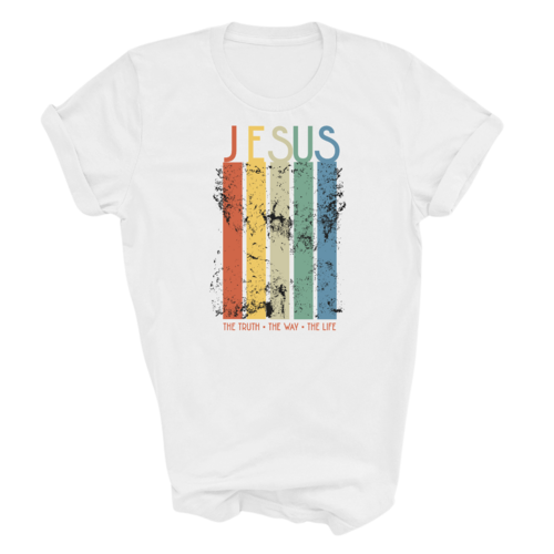 T-shirt graphique pour homme La vérité, le chemin, la vie