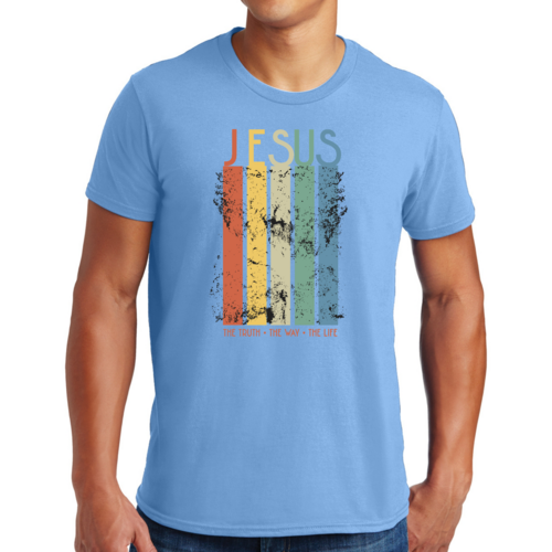 T-shirt graphique pour homme La vérité, le chemin, la vie