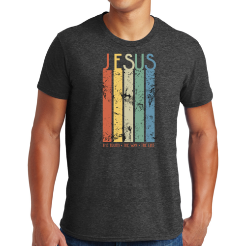 T-shirt graphique pour homme La vérité, le chemin, la vie