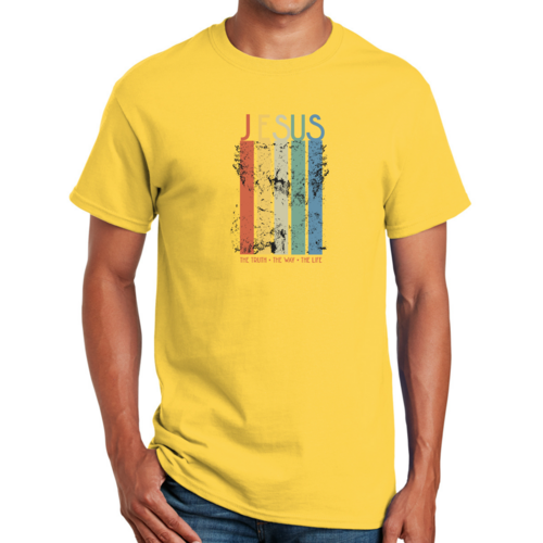 T-shirt graphique pour homme La vérité, le chemin, la vie