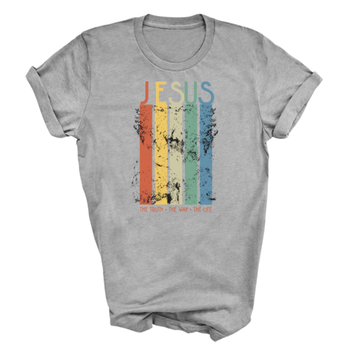 T-shirt graphique pour homme La vérité, le chemin, la vie