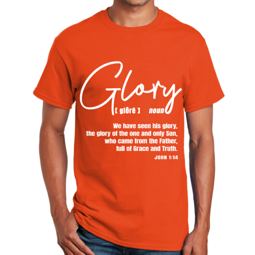 Mens Graphic T-shirt Glory - Christian Inspiration
