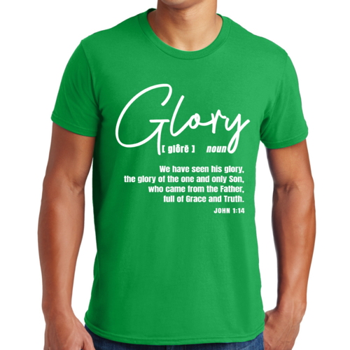 Mens Graphic T-shirt Glory - Christian Inspiration
