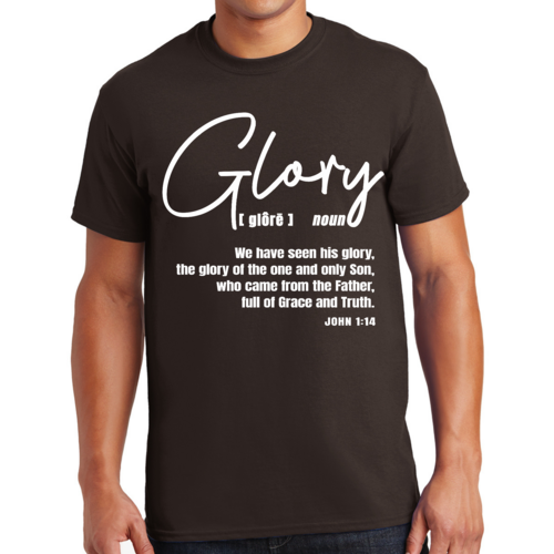 Mens Graphic T-shirt Glory - Christian Inspiration