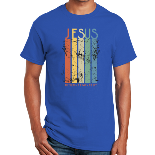 T-shirt graphique pour homme La vérité, le chemin, la vie