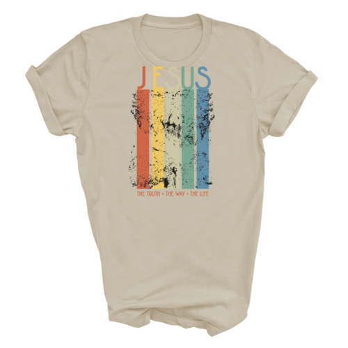 T-shirt graphique pour homme La vérité, le chemin, la vie