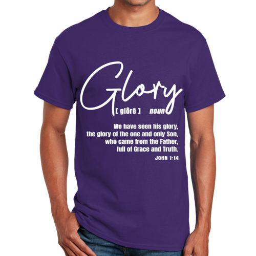 Mens Graphic T-shirt Glory - Christian Inspiration