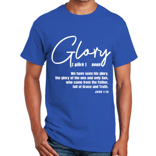 Mens Graphic T-shirt Glory - Christian Inspiration