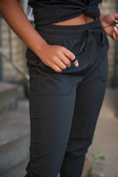 Joggeur léger DT UPTOWN en noir